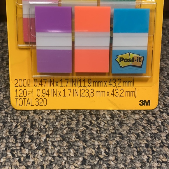 PostIt Office Postit Flag Combo Pack Sticky Tabs Spiral Bound